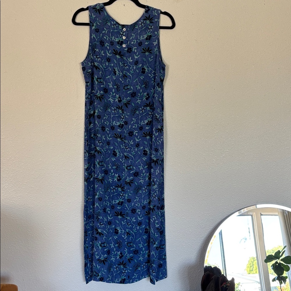 90s SILK‎ sheer maxi dress